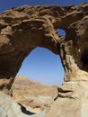 Arches rock formation at Timna park , Israel